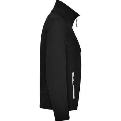 Solid Black - Side - Roly Womens-Ladies Antartida Soft Shell Jacket