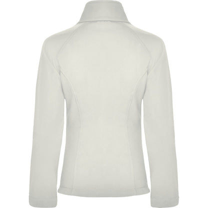 Pearl White - Back - Roly Womens-Ladies Antartida Soft Shell Jacket
