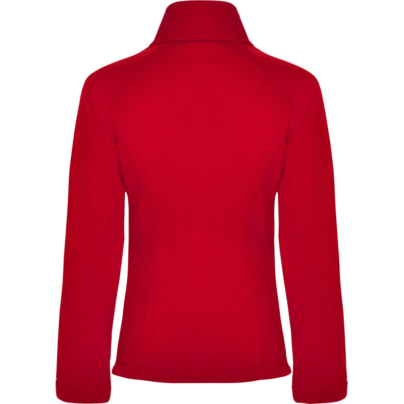 Red - Back - Roly Womens-Ladies Antartida Soft Shell Jacket