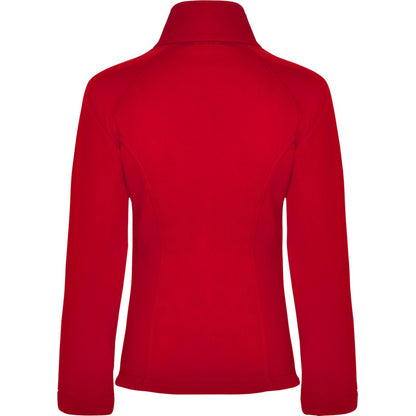 Red - Back - Roly Womens-Ladies Antartida Soft Shell Jacket