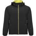 Solid Black - Front - Roly Unisex Adult Siberia Soft Shell Jacket