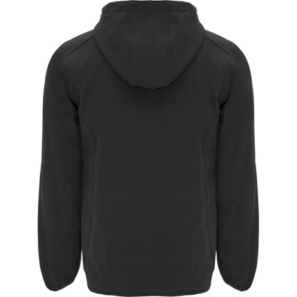 Solid Black - Back - Roly Unisex Adult Siberia Soft Shell Jacket