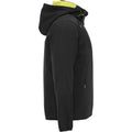 Solid Black - Side - Roly Unisex Adult Siberia Soft Shell Jacket
