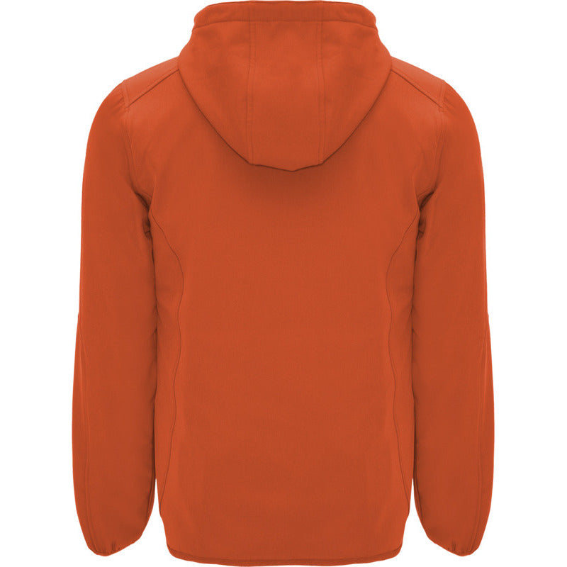 Vermillion Orange - Back - Roly Unisex Adult Siberia Soft Shell Jacket
