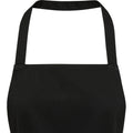Solid Black - Side - Unisex Adult Shara Recycled Full Apron