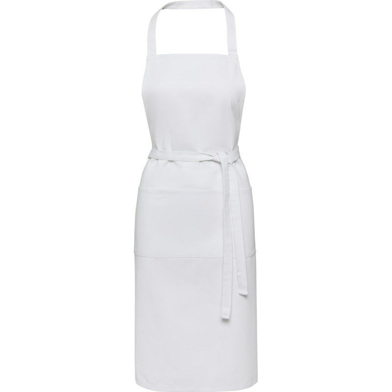 White - Front - Unisex Adult Shara Recycled Full Apron