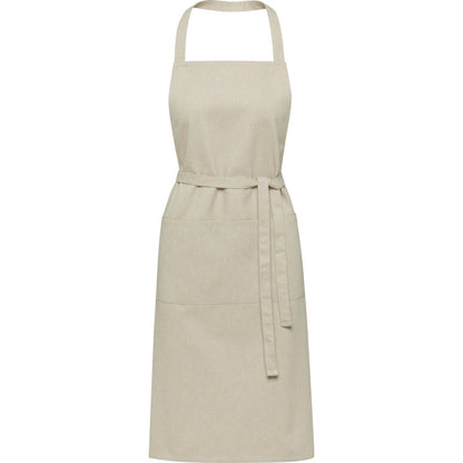 Oatmeal - Front - Unisex Adult Shara Recycled Full Apron