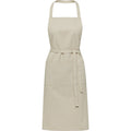 Oatmeal - Front - Unisex Adult Shara Recycled Full Apron
