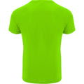 Fluro Green - Back - Roly Childrens-Kids Bahrain Sports T-Shirt