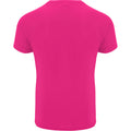 Fluro Pink - Back - Roly Childrens-Kids Bahrain Sports T-Shirt