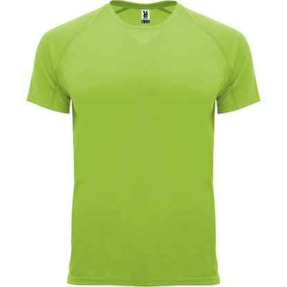 Lime Green - Front - Roly Childrens-Kids Bahrain Sports T-Shirt