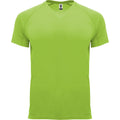 Lime Green - Front - Roly Childrens-Kids Bahrain Sports T-Shirt