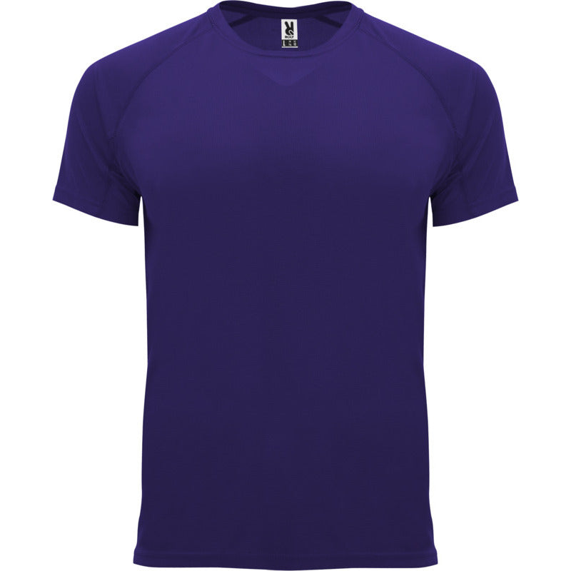 Mauve - Front - Roly Childrens-Kids Bahrain Sports T-Shirt