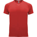 Red - Front - Roly Childrens-Kids Bahrain Sports T-Shirt