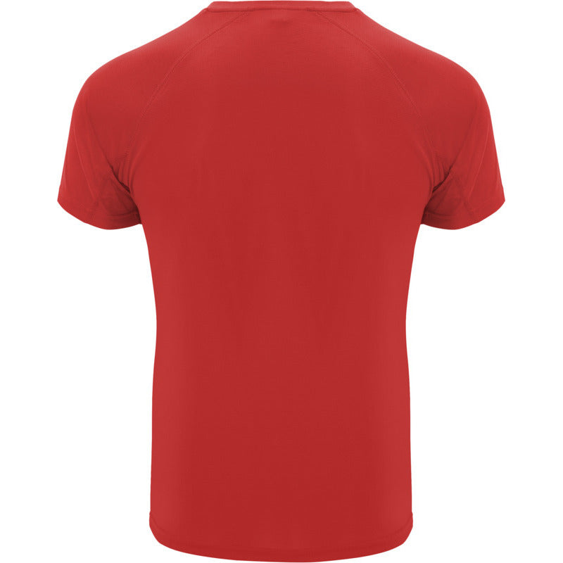 Red - Back - Roly Childrens-Kids Bahrain Sports T-Shirt