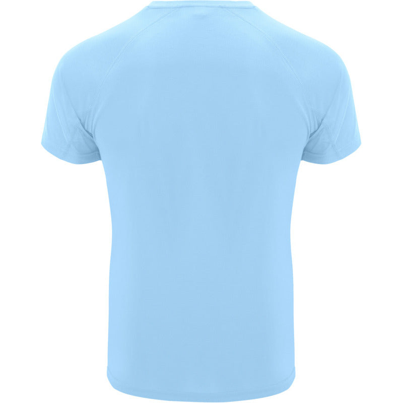 Sky Blue - Back - Roly Childrens-Kids Bahrain Sports T-Shirt