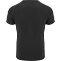Solid Black - Back - Roly Childrens-Kids Bahrain Sports T-Shirt