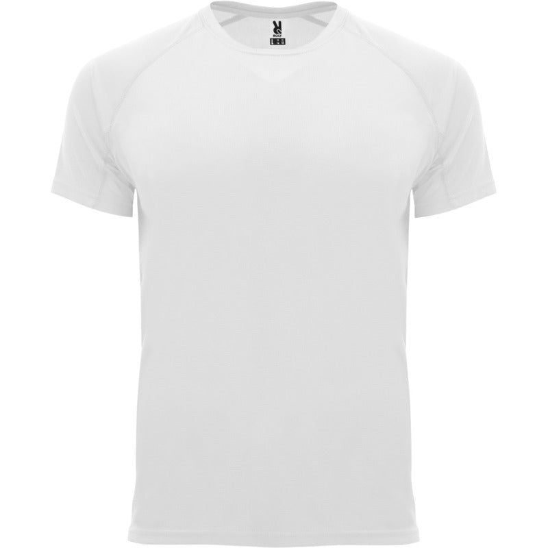 White - Front - Roly Childrens-Kids Bahrain Sports T-Shirt