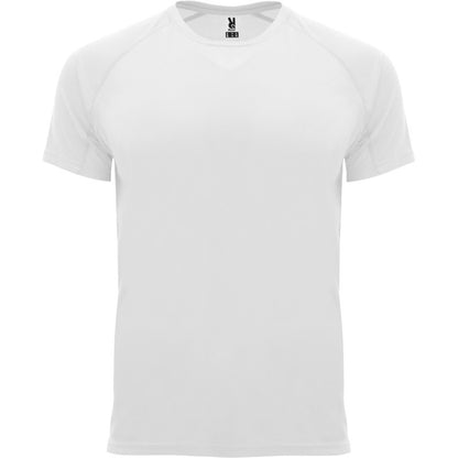 White - Front - Roly Childrens-Kids Bahrain Sports T-Shirt