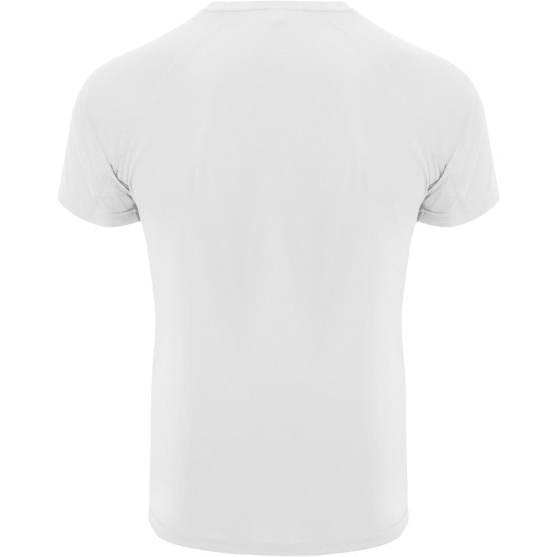 White - Back - Roly Childrens-Kids Bahrain Sports T-Shirt