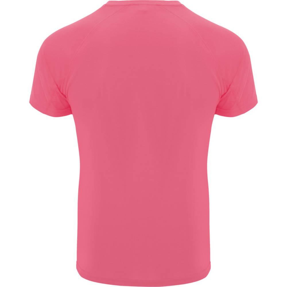 Fluorescent Lady Pink - Back - Roly Childrens-Kids Bahrain Sports T-Shirt
