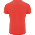 Fluorescent Coral - Back - Roly Childrens-Kids Bahrain Sports T-Shirt