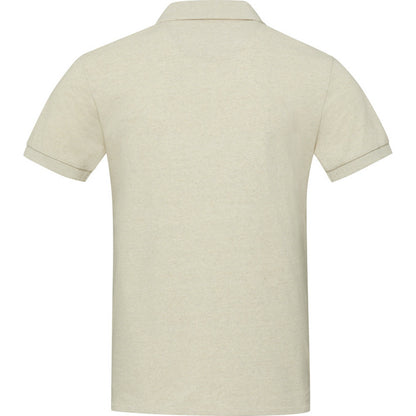 Oatmeal - Back - Elevate NXT Unisex Adult Emerald Aware Recycled Polo Shirt
