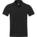 Solid Black - Front - Elevate NXT Unisex Adult Emerald Aware Recycled Polo Shirt