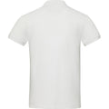 White - Back - Elevate NXT Unisex Adult Emerald Aware Recycled Polo Shirt