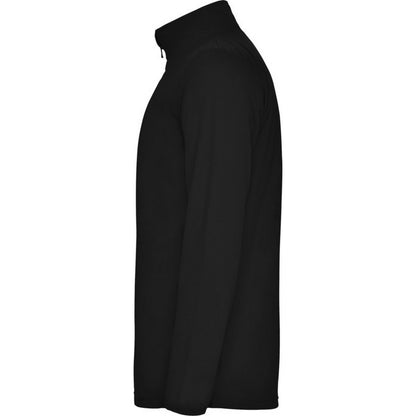 Solid Black - Lifestyle - Roly Mens Himalaya Quarter Zip Fleece Jacket