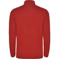 Red - Back - Roly Mens Himalaya Quarter Zip Fleece Jacket