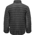 Black Heather - Back - Roly Mens Finland Insulated Jacket