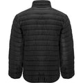 Solid Black - Back - Roly Mens Finland Insulated Jacket