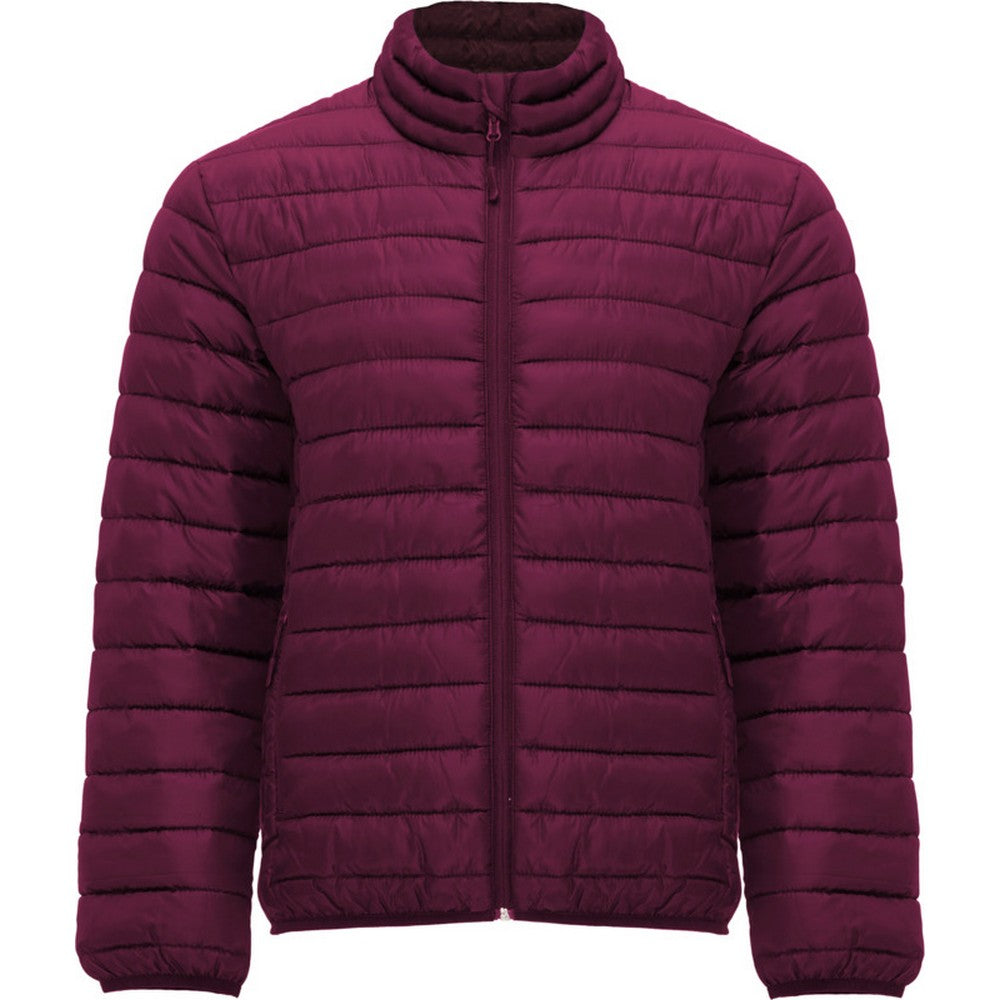 Plum Red - Front - Roly Mens Finland Insulated Jacket