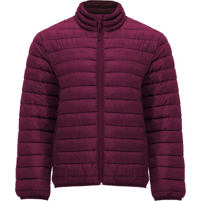Plum Red - Front - Roly Mens Finland Insulated Jacket