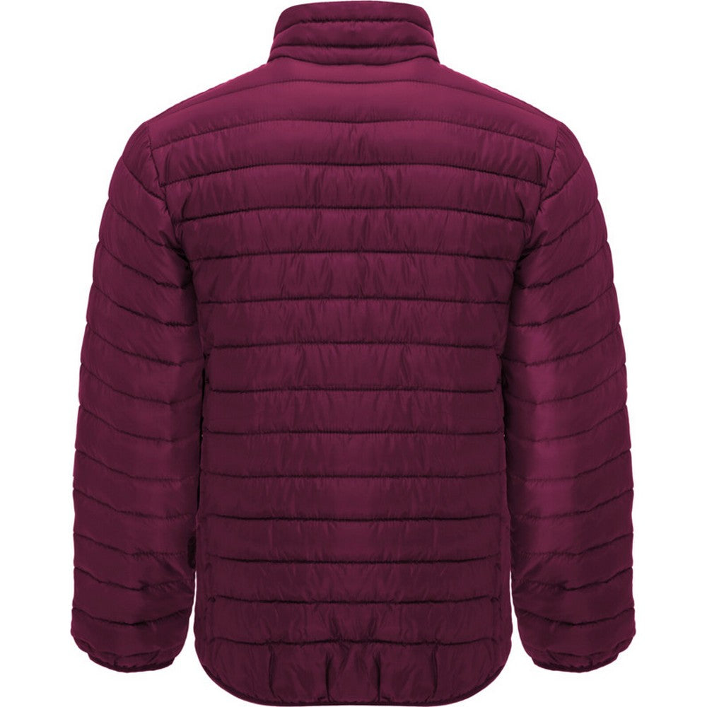 Plum Red - Back - Roly Mens Finland Insulated Jacket