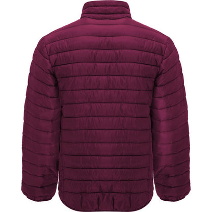 Plum Red - Back - Roly Mens Finland Insulated Jacket