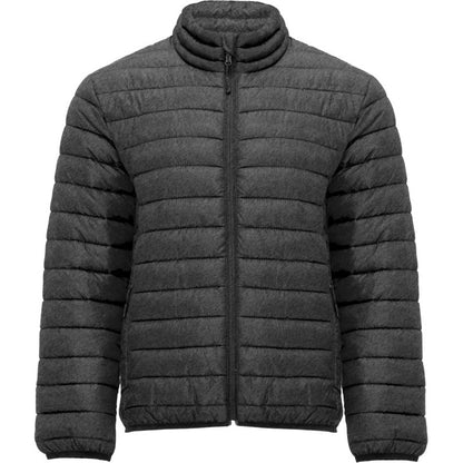 Black Heather - Front - Roly Mens Finland Insulated Jacket