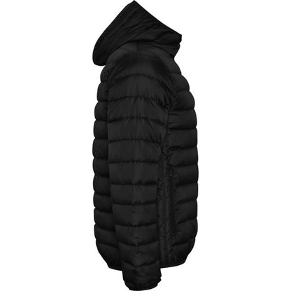 Solid Black - Side - Roly Mens Norway Quilted Insulated Jacket