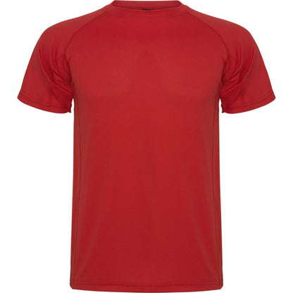 Red - Front - Roly Childrens-Kids Montecarlo Sports T-Shirt