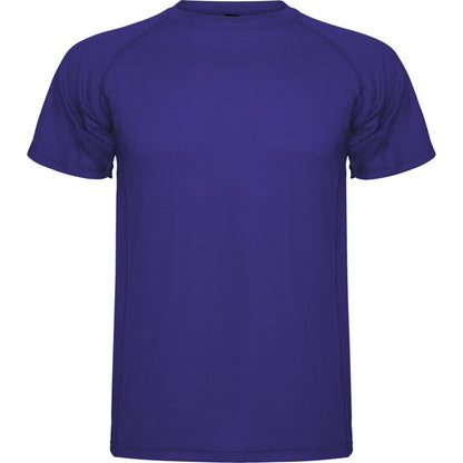 Mauve - Front - Roly Childrens-Kids Montecarlo Sports T-Shirt