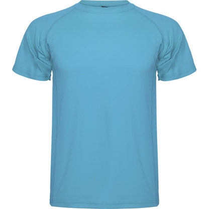 Turquoise - Front - Roly Childrens-Kids Montecarlo Sports T-Shirt