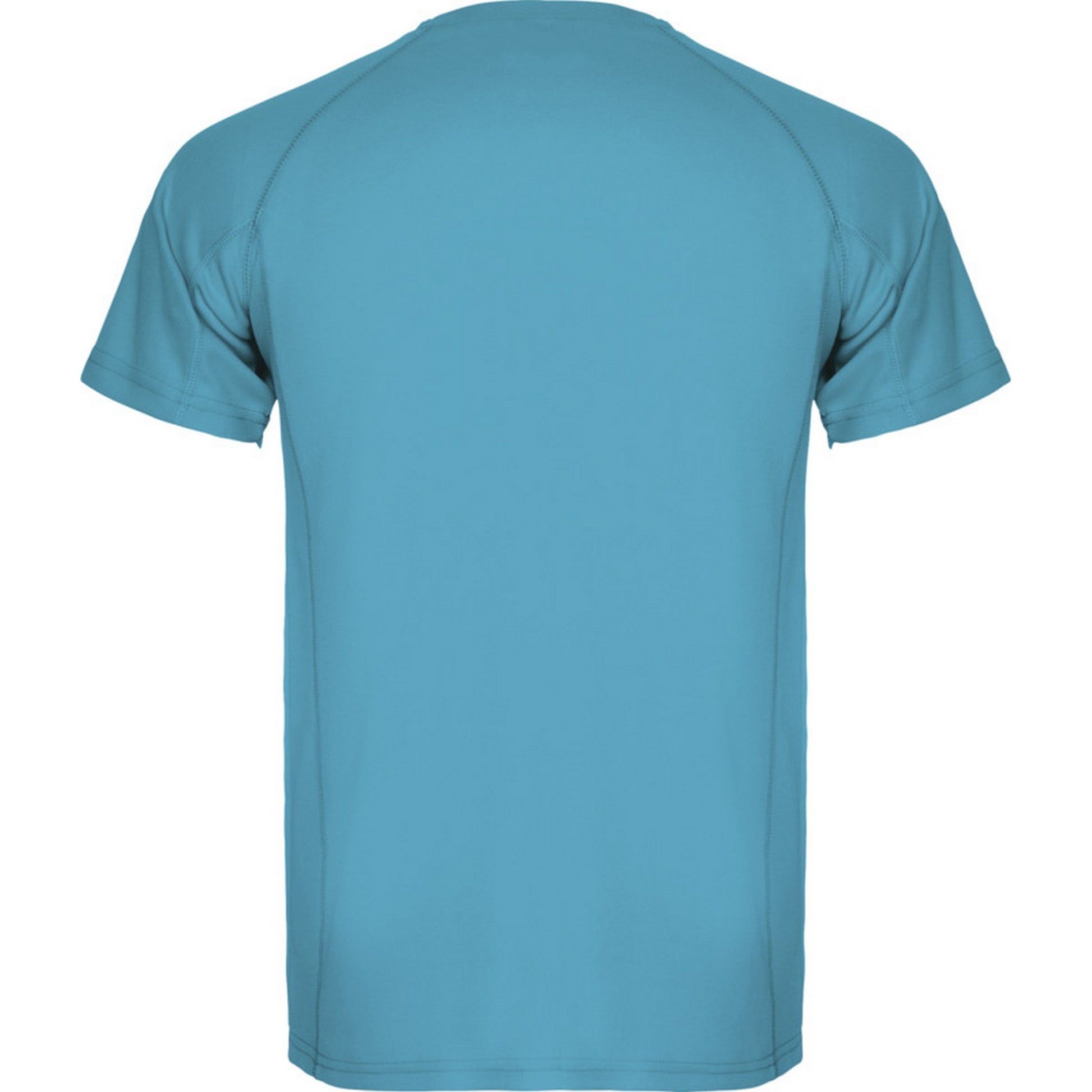 Turquoise - Back - Roly Childrens-Kids Montecarlo Sports T-Shirt