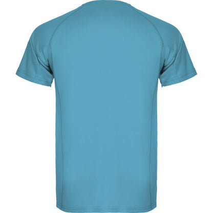 Turquoise - Back - Roly Childrens-Kids Montecarlo Sports T-Shirt