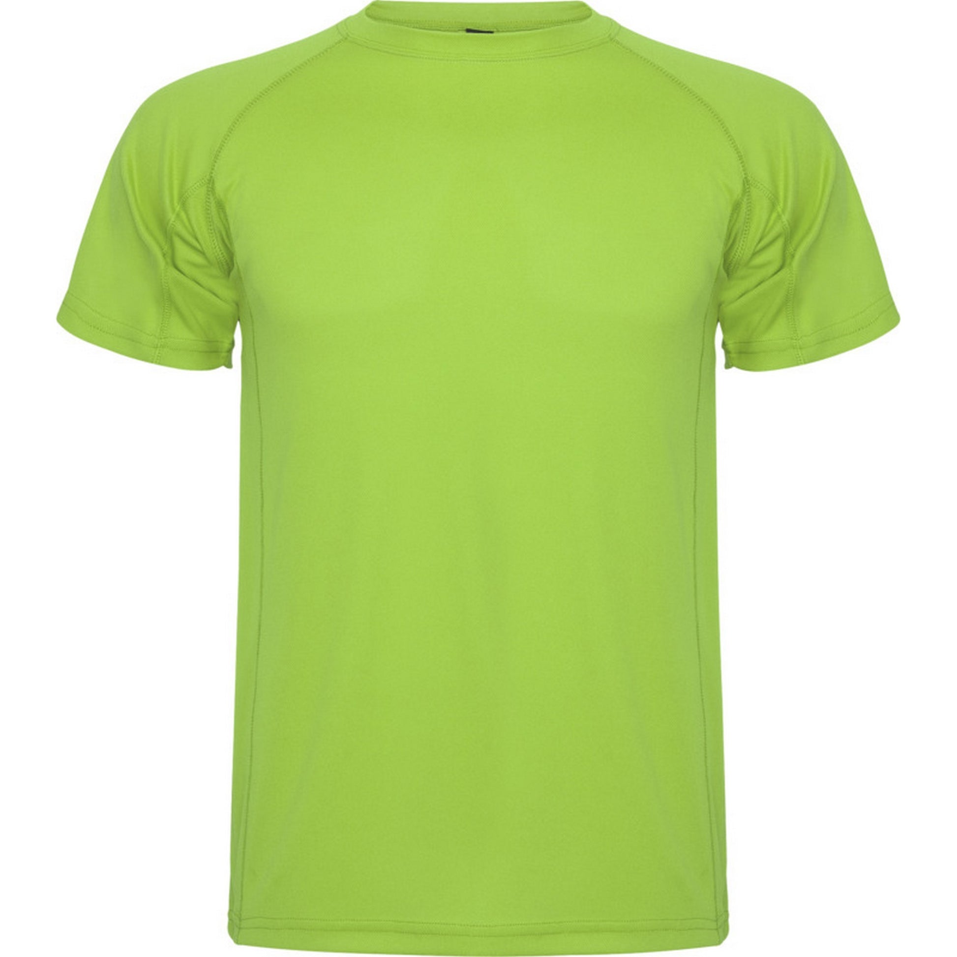 Lime Green - Front - Roly Childrens-Kids Montecarlo Sports T-Shirt