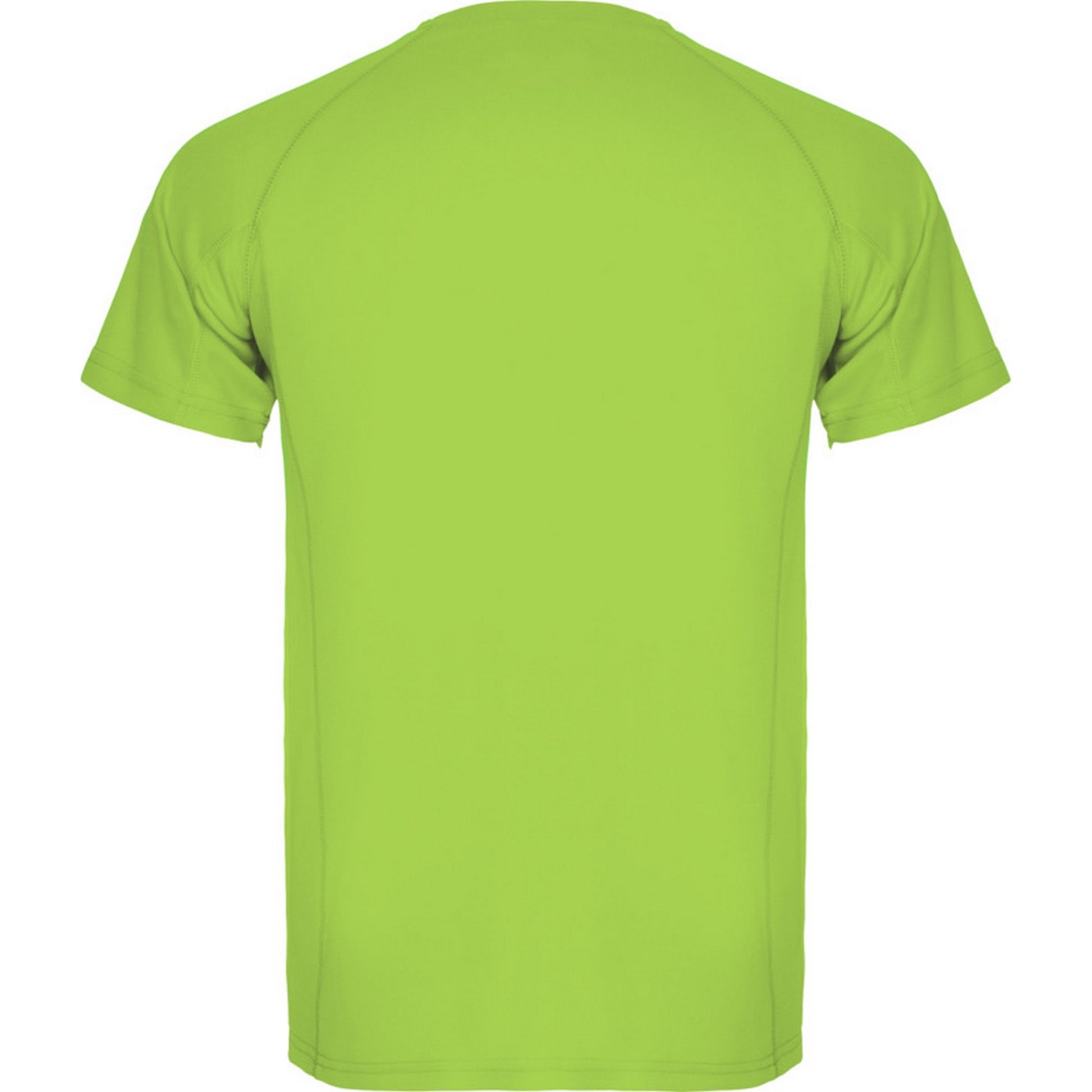 Lime Green - Back - Roly Childrens-Kids Montecarlo Sports T-Shirt
