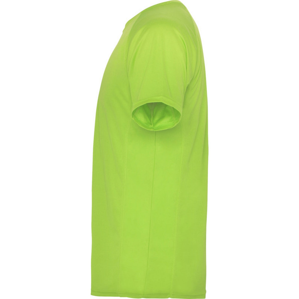 Lime Green - Side - Roly Childrens-Kids Montecarlo Sports T-Shirt