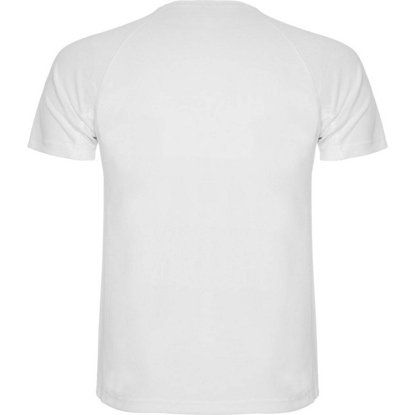 White - Back - Roly Childrens-Kids Montecarlo Sports T-Shirt