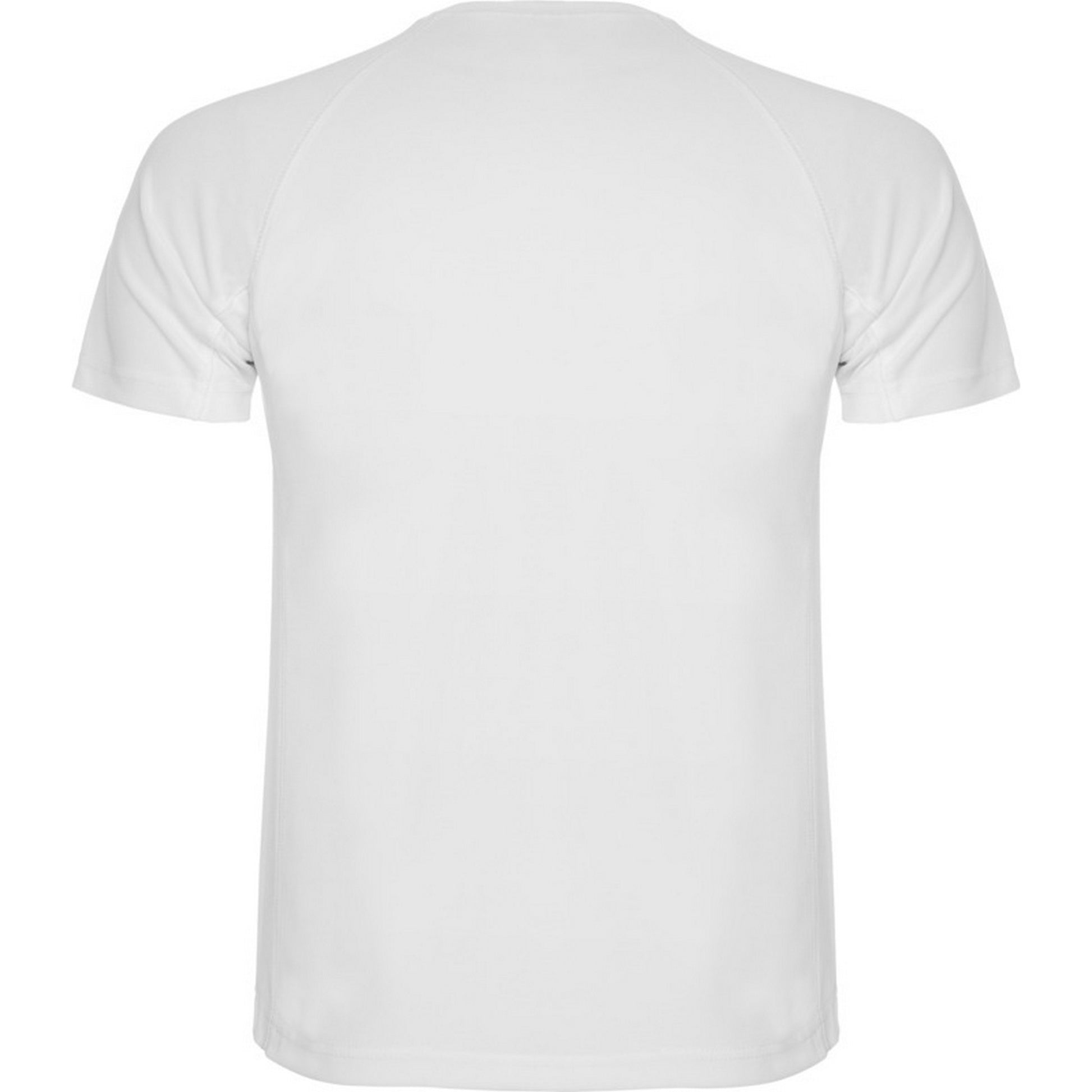 White - Back - Roly Childrens-Kids Montecarlo Sports T-Shirt
