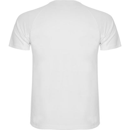 White - Back - Roly Childrens-Kids Montecarlo Sports T-Shirt